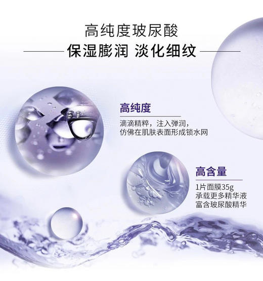 直发【发10片】 欧莱雅复颜玻尿酸水光充盈导入淡纹膨润面膜 商品图1