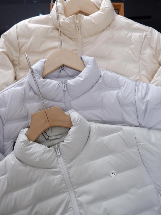 直发【3615】波登登无标款， 重工压胶小立领女士轻薄羽绒服 商品图4