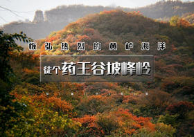 周末1日｜秋版•药王谷坡峰岭｜秋染双谷の2025醉美赏红叶线路药王谷-坡峰岭徒步穿越-10公里<初级>
