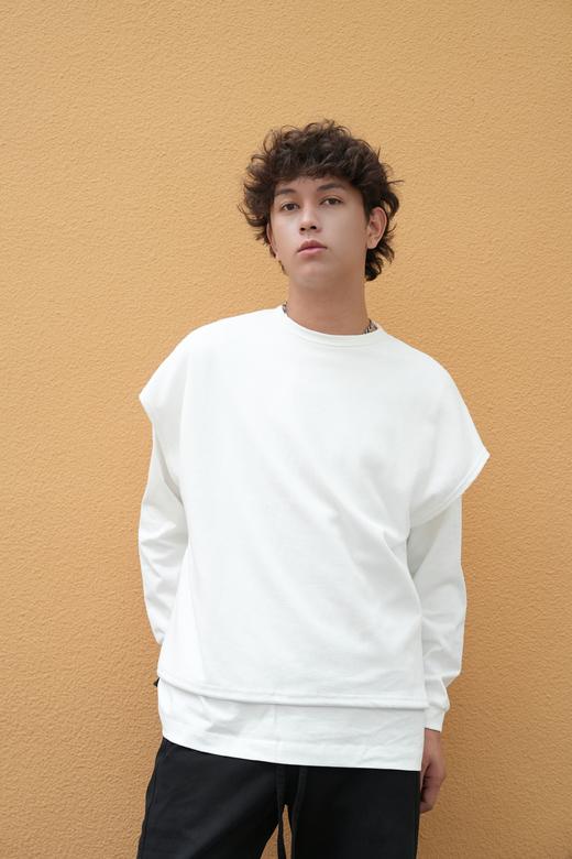 539711140假两件长袖T恤 商品图1