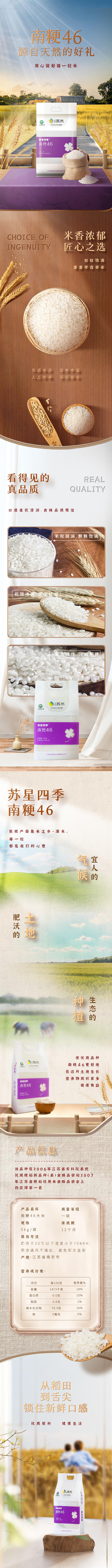 苏粮米业-南梗46真空包装2.5kg 商品图3