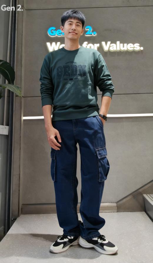 佐丹奴男装25年商场新款长袖棉质卫衣01095609 商品图2