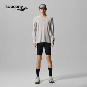 Saucony索康尼 男款运动户外秋冬防风百搭时尚长袖T桖