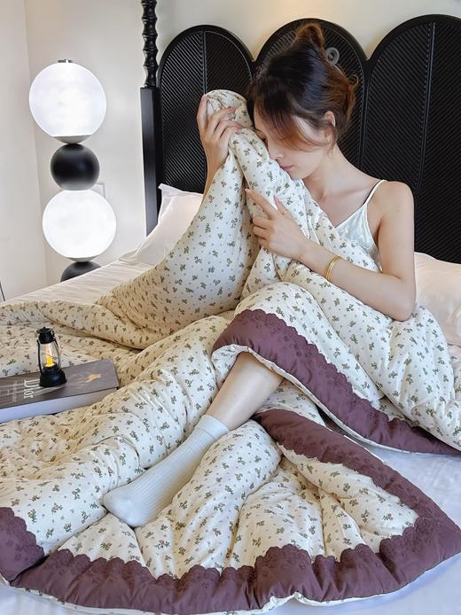 法式复古花边针织糯糯被 | 不用套被罩的被子，法式复古，慵懒又治愈 商品图1