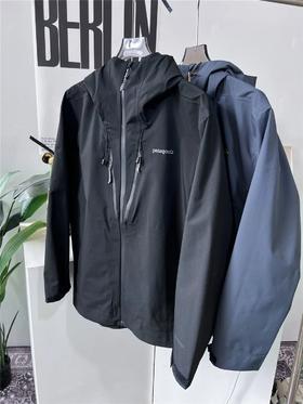 巴塔哥尼亚激光切割无缝压胶情侣户外防雨水透气3层GTX男冲锋衣