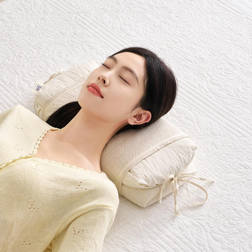 【黑苦荞-糖果枕芯】棉麻苦荞麦枕头枕芯护颈椎糖果枕办公室午休腰靠抱枕 商品图1