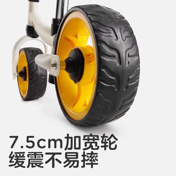 可优比（KUB）儿童滑步车1-3岁儿童平衡车滑行学步宝宝溜溜车滑行车 奶油白 商品图4