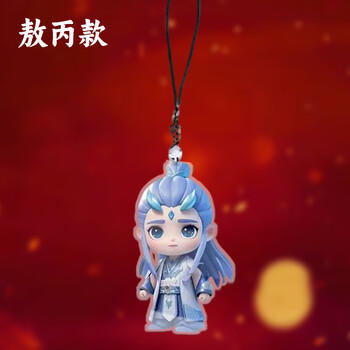 丹米琦儿童玩具哪吒敖丙藕饼CP手机挂件高颜值哪吒敖丙书包挂饰3个 商品图3