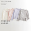 马克珍妮女童花边蝴蝶结绵羊毛针织衫2025年秋冬新款551822 商品缩略图0