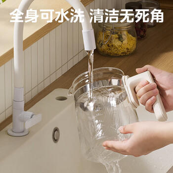 美的（Midea）全玻璃恒温水壶 恒温壶婴儿冲奶 电热水壶烧水壶养生壶 小皇冠 商品图2