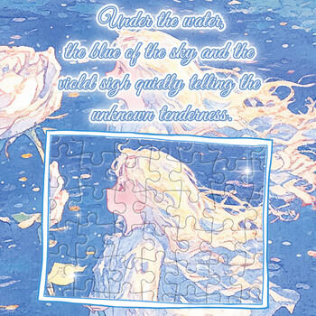 古部成人拼图500片 爱神的花园白卡珠光拼图家居装饰生日礼物礼品 商品图4