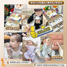 星云宝贝新生儿见面礼物婴儿玩具摇铃1岁安抚高档礼盒用品0-6个月宝宝满月