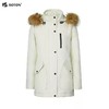 波顿女士秋冬暖奢显瘦85绒子拒水可拆卸毛领合身中长款羽绒服LC763524 商品缩略图7