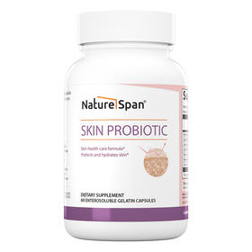 皮肤益生菌发肤甲 60粒美国原装进口胶囊 NATURESPAN倍能适