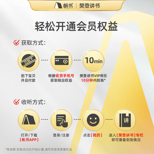 【双11大促】樊登讲书365天VIP买1送1【直播专属】 商品图3