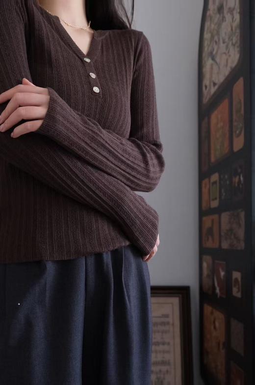 高品质款！小禾家100羊毛针织亨利衫！ 商品图11