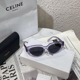 Celine 猫眼 紫色 墨镜