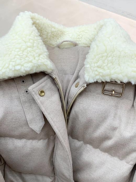 【高品质私服】【IC丝驼绒羽绒大衣羽绒服】柔软挺括富有光泽，绒面细腻，白鹅绒 | 绒朵大 | 蓬松饱满N1504-CC【无标出货 介意慎拍】 商品图8