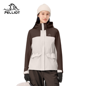 伯希和户外冲锋衣女款三合一摇粒绒内胆防风收腰款外套保暖登山服