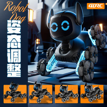 4DRC儿童机器狗玩具男孩女孩遥控汽车AI机器人1-3-6-10岁生日新年礼物 商品图5