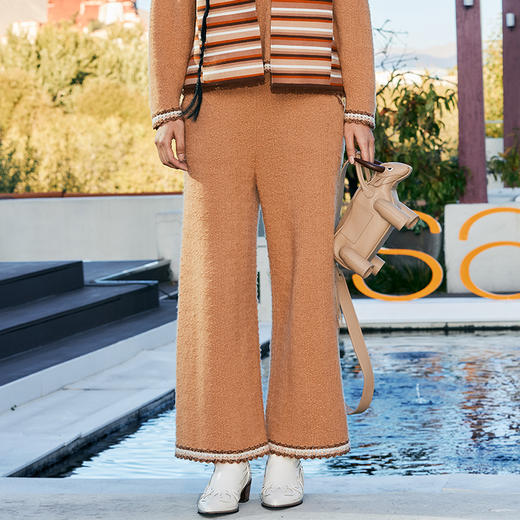 羊绒手钩直筒裤  SJF97K346N 商品图5