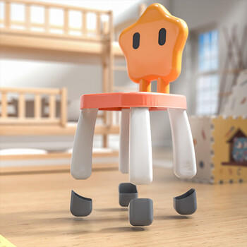 费乐（FEELO）儿童玩具积木桌椅子防滑男女孩玩具星星椅子单只3606 商品图4