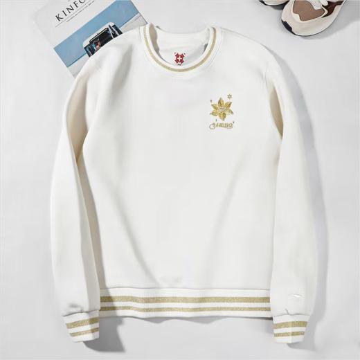 李宁女子2025运动套头卫衣AWDV182-4 商品图1