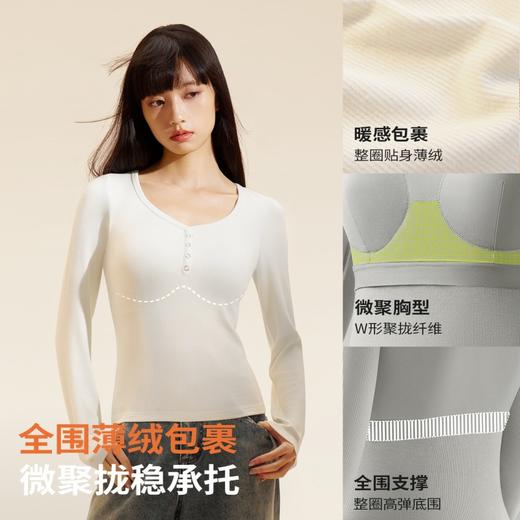 半练纽扣亨利领长袖SA004 商品图7