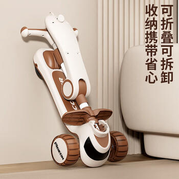 飞鸽儿童滑板车1-3-6-12岁可坐男女小孩滑行踏板车宝宝溜溜车座椅款黑 商品图0