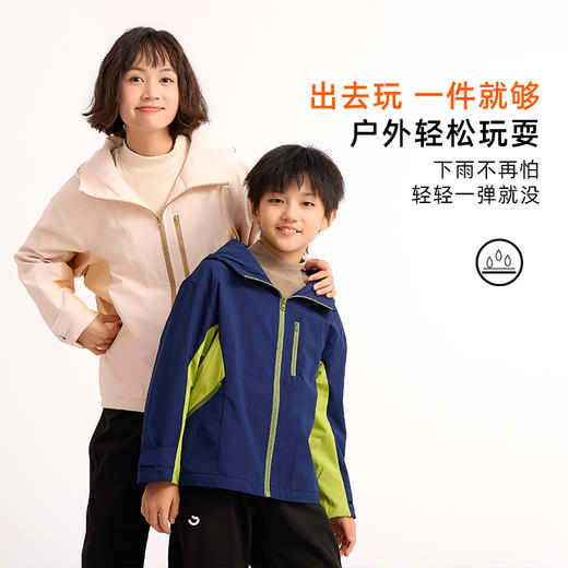 现货速发  龙之涵2025冬季新款山影户外加绒防风衣 商品图1