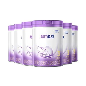 雀巢【加量装】超启能恩3段适度水解配方奶粉12-36月850g*6罐 3倍DHA 商品图1