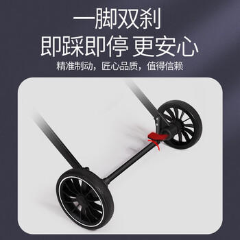 ANGI BABY婴儿推车可坐可躺可折叠新生儿减震婴儿车高景观双向手推车童车 商品图0