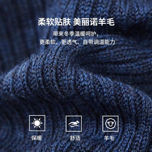 棉仓367861001-美利奴羊毛袜 商品图2