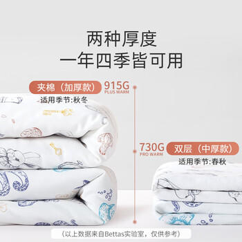 贝肽斯婴儿被子春秋豆豆毯恒温安抚豆豆被儿童幼儿园午睡毛毯 110*140cm 商品图0