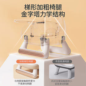 贝易宝贝儿童叫叫椅小凳子塑料凳子宝宝学坐椅防滑板凳婴儿家用靠背椅子