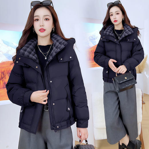 QYMYJ-25XYY05-Y连帽羽绒服2025年秋冬季新款加厚白鸭绒保暖羽绒服宽松休闲羽绒服 商品图3