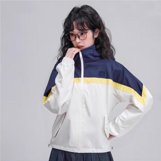 李宁女子2025春秋连帽健身风衣运动外套AFDV958-2 商品图0