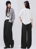 佐丹奴女装25年[卢正义明星款]老钱风压褶半松紧阔腿西装香蕉裤18415604 商品缩略图4