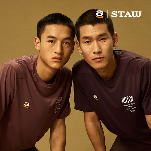 STAW世拓 音乐主题印花短袖T恤吸湿排汗抗菌运动跑步马拉松速干衣 商品图4