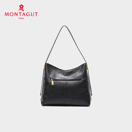 梦特娇女士时尚休闲单肩包腋下包通勤大容量手提包 商品图7