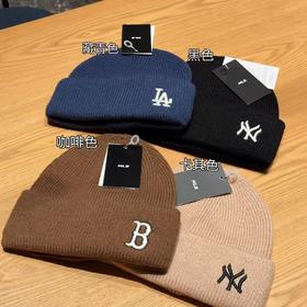 M*L*B侧绣标logo针织帽厚实毛线帽！新款毛线帽秋冬侧标刺绣、ins男女同款冷帽！