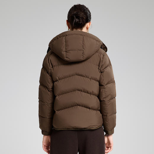 「自」全新升级【铂金会员799/天猫1089/差价290】(22346)洛诗琳小个子连帽羽绒服2025秋冬美拉德百搭休闲短保暖外套 商品图2