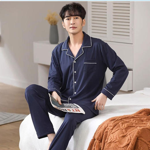 【春夏 男女款家居服套装】天竹纤维  柔软舒适  凉感抑菌 会呼吸的家居服 多个颜色可选 商品图8