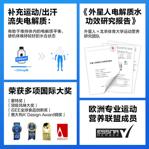 元气森林 外星 0糖0卡电解质水 600ml/瓶 商品图4