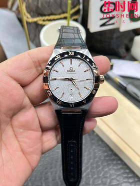 欧米茄 VS第五代星座系列 曼哈顿星座 玫金绸缎灰面 男士腕表 丹东8900一体机