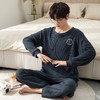 【软眠棉❗️软糯有质感 在家也能凹造型】春季睡衣男长袖纯棉宽松大码男士青少年华夫格卡通外穿家居服套装。hb 商品缩略图1