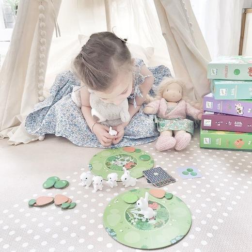 DJECO低幼益智小桌游小兔子大丰收 商品图3