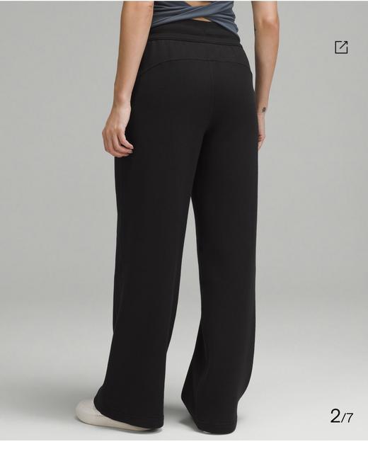 LULU 女士秋冬神裤加绒阔腿裤 Z-15677 商品图3