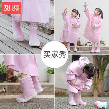 甜甜仔儿童雨鞋男女童水鞋中筒防水防滑耐磨学生专用女孩橡胶雨靴 商品图6