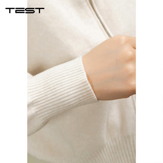 冬上新轻松打造高级感造型修身版型毛衣开衫1254097 商品图3